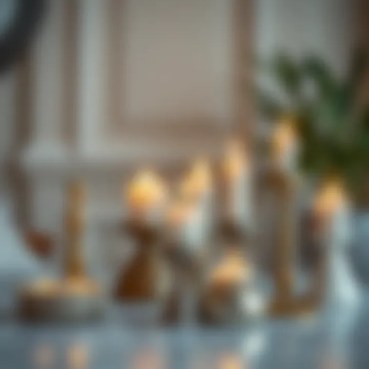 Variety of candle hanger holders showcasing different materials and designs