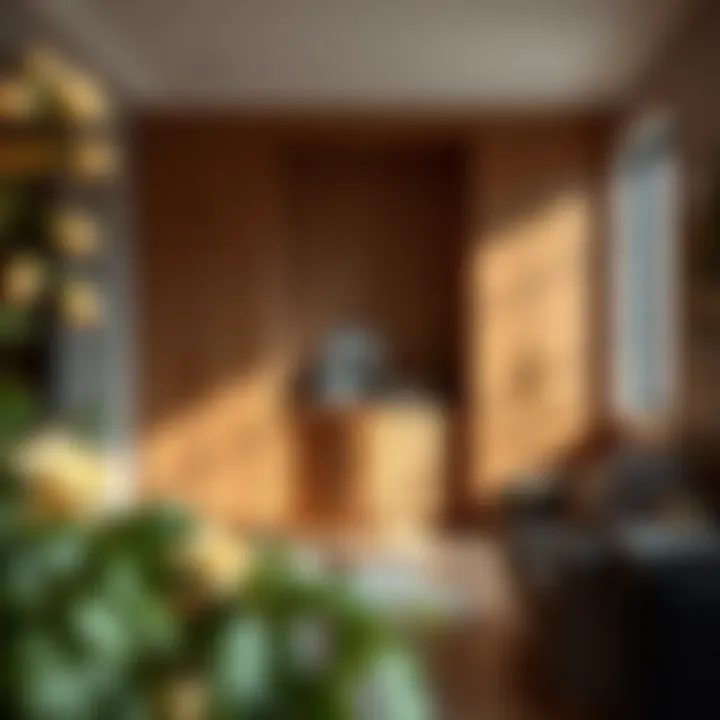 Innovative use of four-door tall cabinets for space optimization