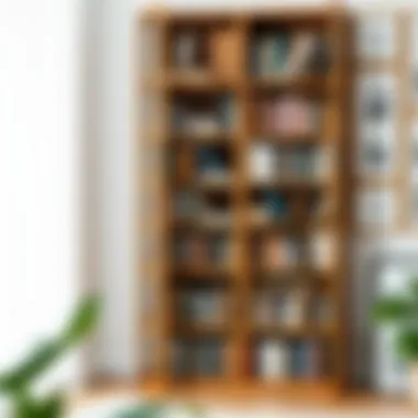 Practical Book Organization Within a Tall Bookcase Practical book organization within a tall bookcase
