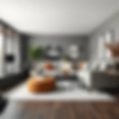 Stylish Sectional Arrangement for Small Spaces Stylish sectional arrangement for small spaces