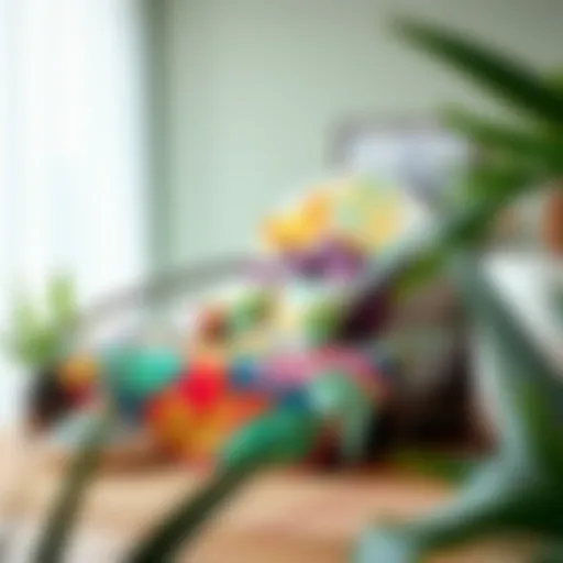 Vibrant Tropical Bedding Design Elegant tropical daybed bedding set with vibrant colors and patterns