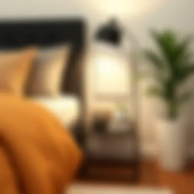 Modern Metal Nightstand Modern metal nightstand with minimalist design