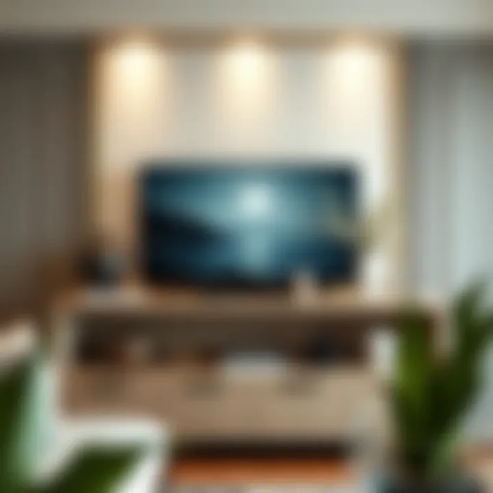 Elegant 24 Inch Wide Media Cabinet with Decorative Accessories