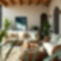 Luxurious wicker cushion styles displayed in a modern living space