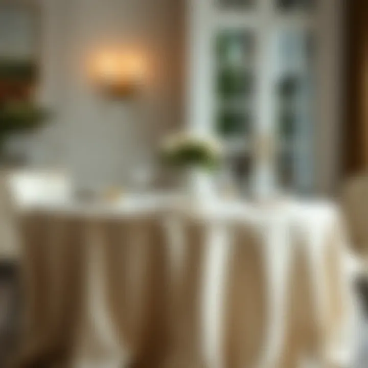 Elegant Table Setting Elegant table setting with affordable linen