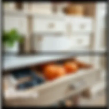 Before and after drawer organization transformation