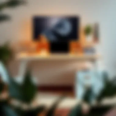 Modern Ergonomic Desk A modern ergonomic desk with sleek lines and functional features.