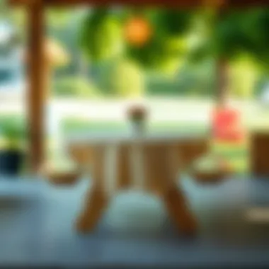 Stylish Design Trends in Tablecloths Stylish design trends in fitted plastic tablecloths enhancing picnic table aesthetics