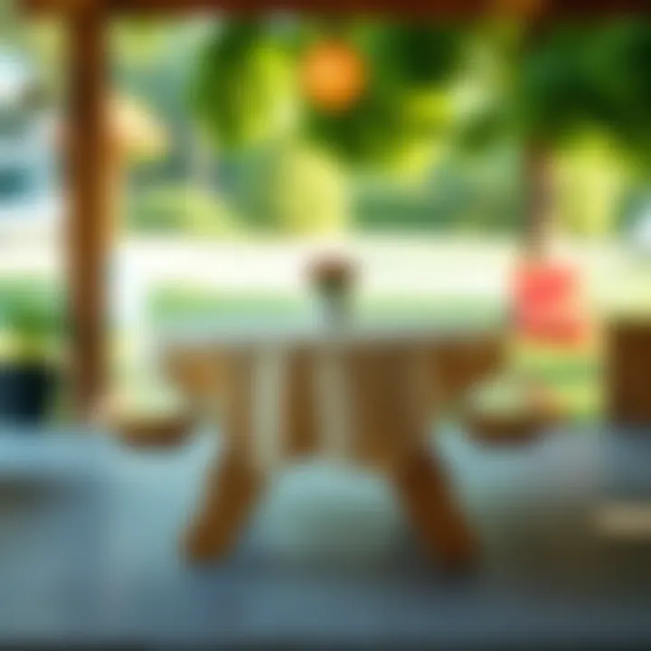 Stylish Design Trends in Tablecloths Stylish design trends in fitted plastic tablecloths enhancing picnic table aesthetics