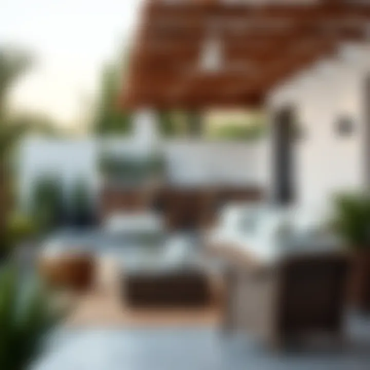 Aesthetic Design in Outdoor Spaces Aesthetic design elements enhancing outdoor living spaces