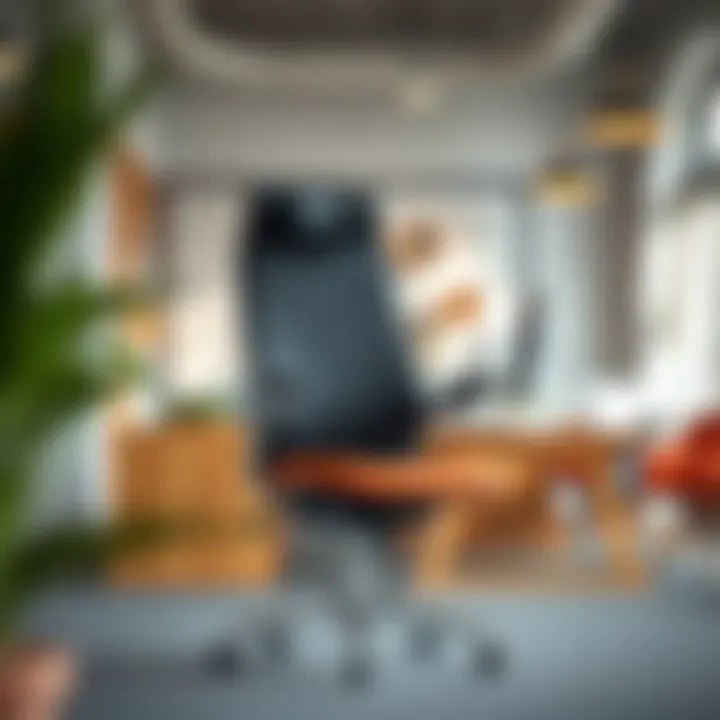 Health Benefits of Ergonomic Seating Illustration of health benefits of ergonomic seating