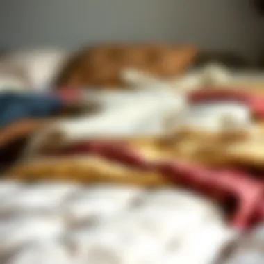 Variety of materials used in queen comforter sets