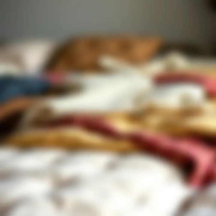 Variety of materials used in queen comforter sets