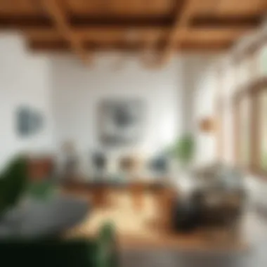 Incorporating Natural Elements for a Stylish Lounge Stylish lounge incorporating natural elements