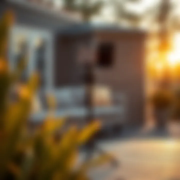 iPhone Light Stand in Outdoor Golden Hour An iPhone light stand placed outdoors during a golden hour shoot