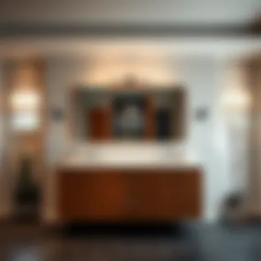 Transformative Impact on Bathroom Aesthetics Stylish bathroom featuring the 66-inch vanity as a focal point.