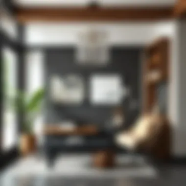 Materials and finishes for a modern drop zone