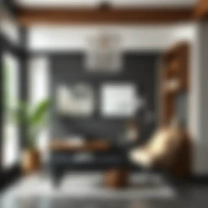 Materials and finishes for a modern drop zone