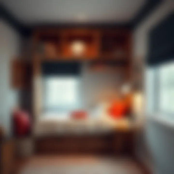 DIY ideas for utilizing vertical space in dormitories