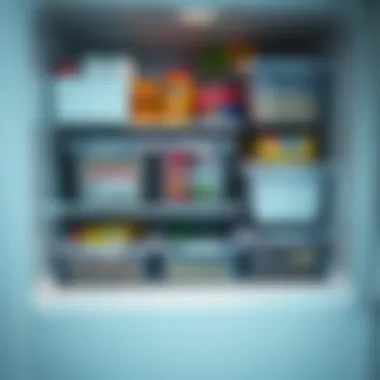 Perfectly Organized Freezer Organized deep freezer with labeled bins