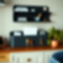 Stylish wall organizer for letters and keys