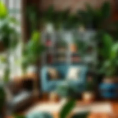 Vibrant Indoor Garden Setup Vibrant indoor garden setup