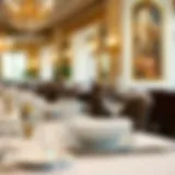 Elegant table setting with fine china and silverware