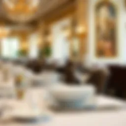 Elegant table setting with fine china and silverware