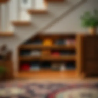 Maximizing Space: Under-Stair Storage Under-stair shoe storage maximizing space