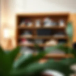 Elegant sneaker storage solution