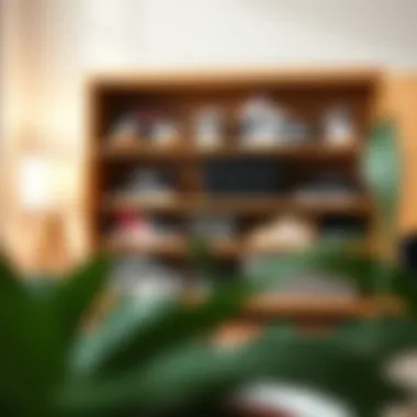 Aesthetic Sneaker Organization Elegant sneaker storage solution