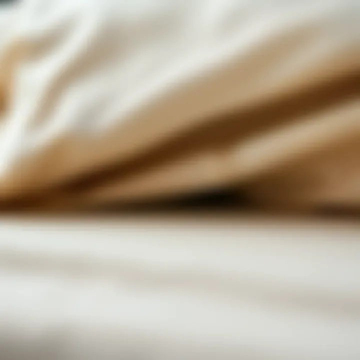 Close-up of high-quality fabric used in American-made deep pocket sheets