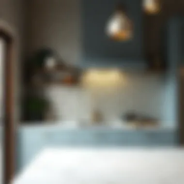 Installation of Metal Wall Tiles in Stylish Kitchen Installation of metal wall tiles in a stylish kitchen