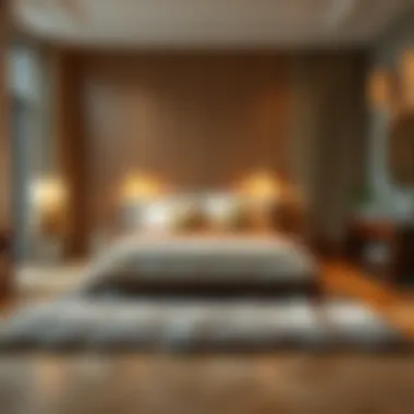 Luxurious Room Mat Enhancing Bedroom Comfort Cozy bedroom featuring a luxurious room mat