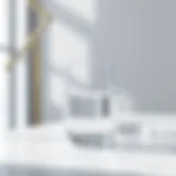 Elegant water glasses showcasing modern design