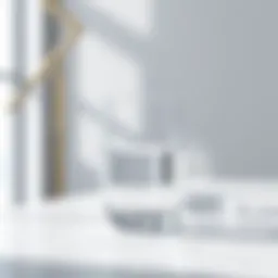 Elegant water glasses showcasing modern design