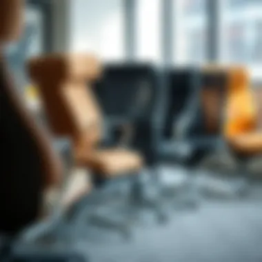 Diverse Materials for Hard Office Chairs Various materials used in hard office chairs