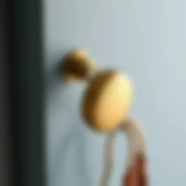 Coat Knob Installation Example Coat knob installation example