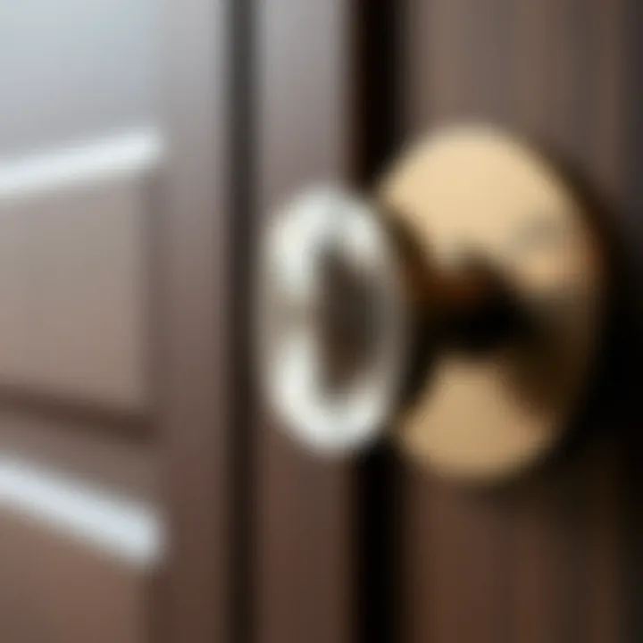 Modern metal coat knob design