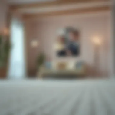 Maintenance Guide for Carpet Stops A maintenance guide for carpet stops in a stylish home setting