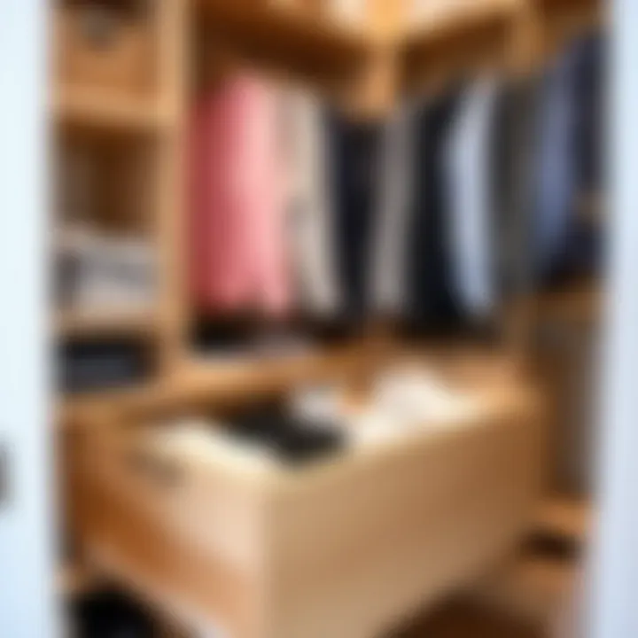 Installation tips for drawer liners in a closet