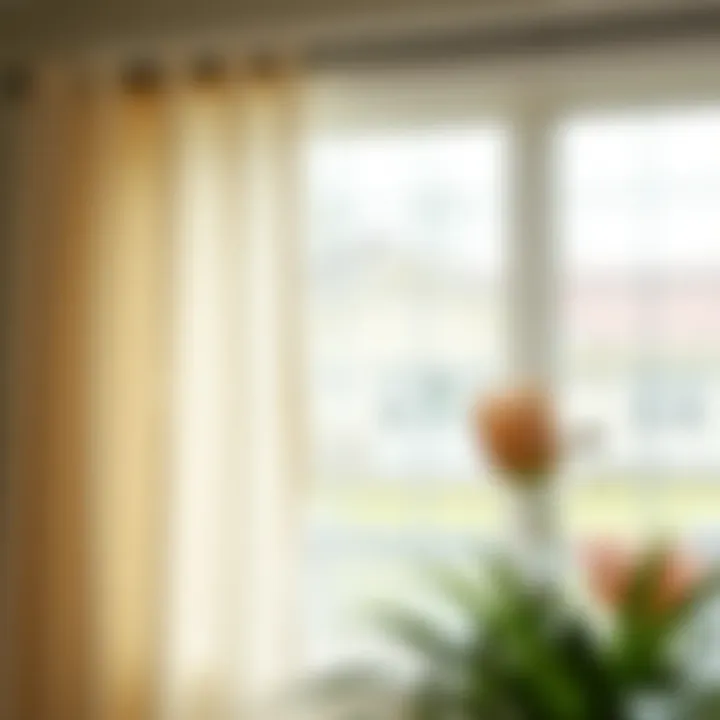 Variety of materials used for curtain rods at Lowes