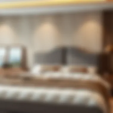 Innovative Design: Unique Headboard for Queen Beds Stylish queen bed with unique headboard design