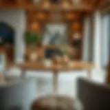 Elegant wooden coffee table showcasing craftsmanship