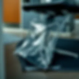 Protective plastic mat under an office chair