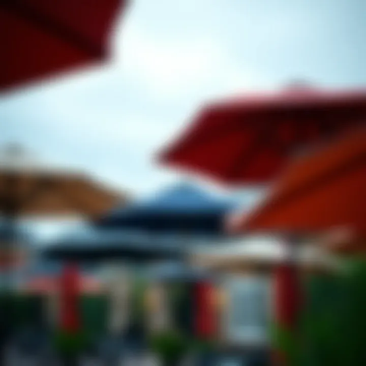 Diverse Styles of Patio Umbrellas for Outdoor Decor Variety of patio umbrellas showcasing diverse styles and colors perfect for outdoor decor