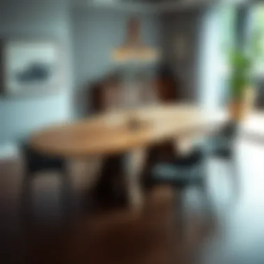 Transformative Dining Table: Dual Functionality Elegant dining table that transforms into a workspace