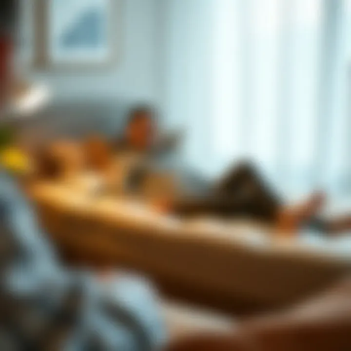 A satisfied customer experiencing comfort on a narrow twin mattress