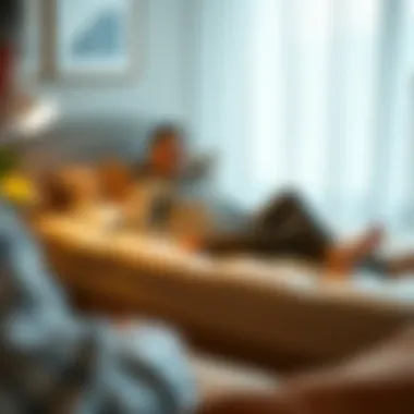 Customer Comfort on a Narrow Twin Mattress A satisfied customer experiencing comfort on a narrow twin mattress