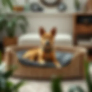 Diverse XL Wicker Dog Bed Designs for Every Breed Different styles of XL wicker dog beds for various breeds